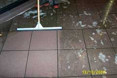 cleaning tile